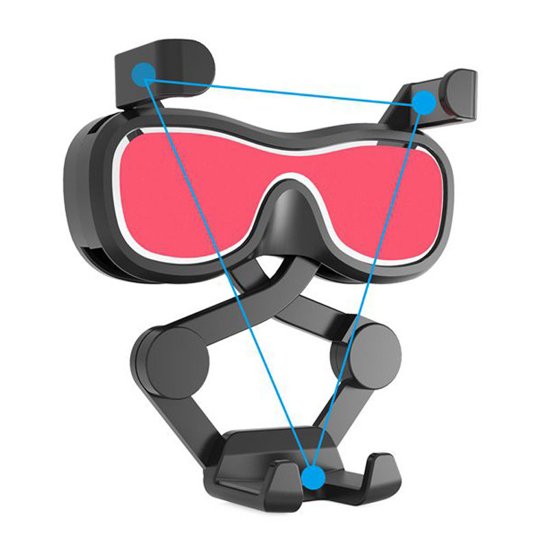 Telefono dėklas Gravity Juodas (YC06) 11