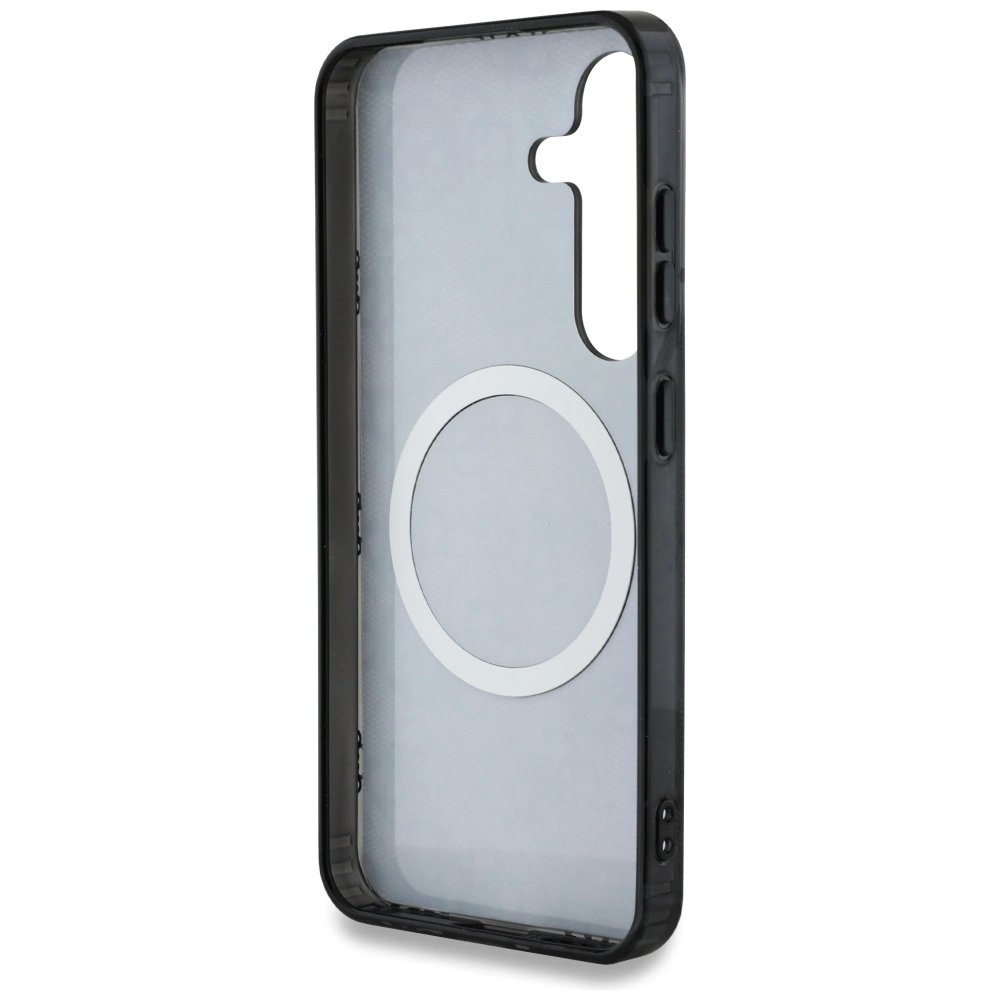 Guess 4G Background Gold Electroplated Peony Pattern MagSafe Dėklas Samsung Galaxy S25 Juodas 6 Guess 4G Background Gold Electroplated Peony Pattern MagSafe Dėklas Samsung Galaxy S25 Juodas 6