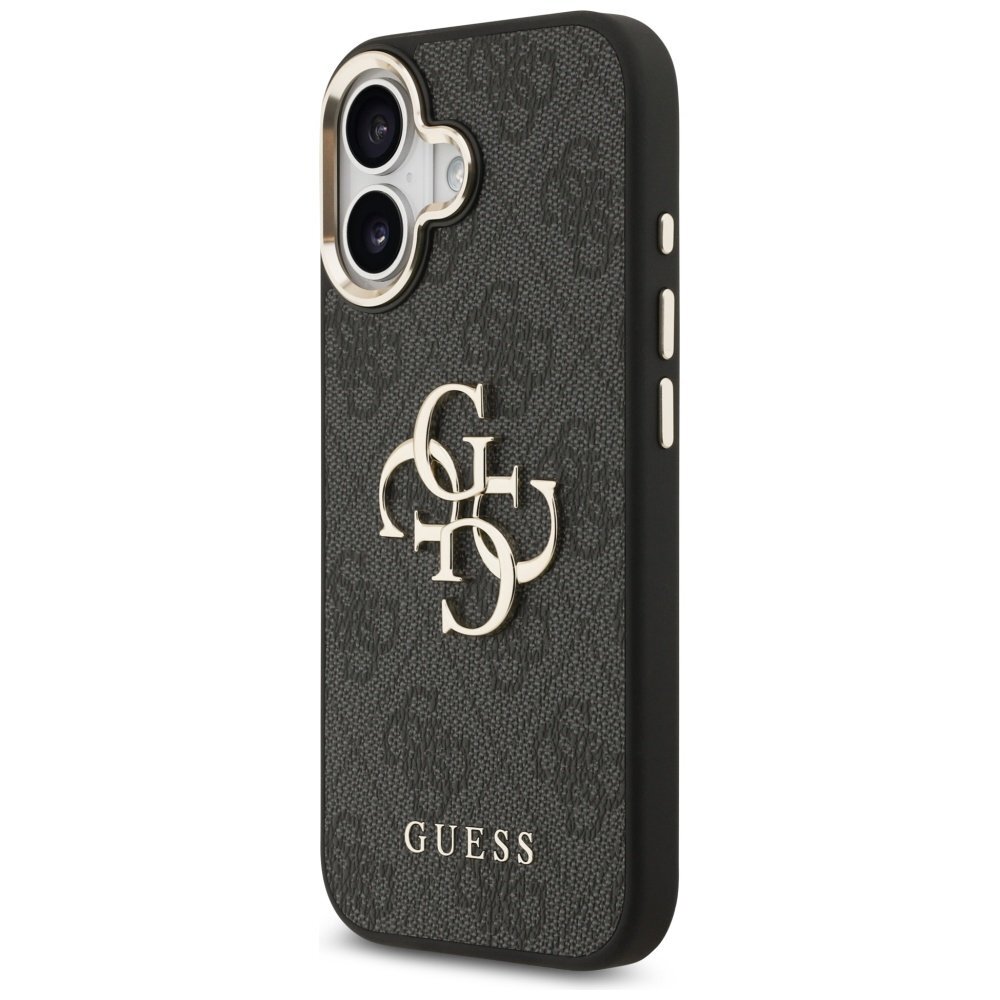 iPhone 17 Guess 4G Big Classic Logo dėklas – juodas ir auksinis 1 iPhone 17 Guess 4G Big Classic Logo dėklas – juodas ir auksinis 1