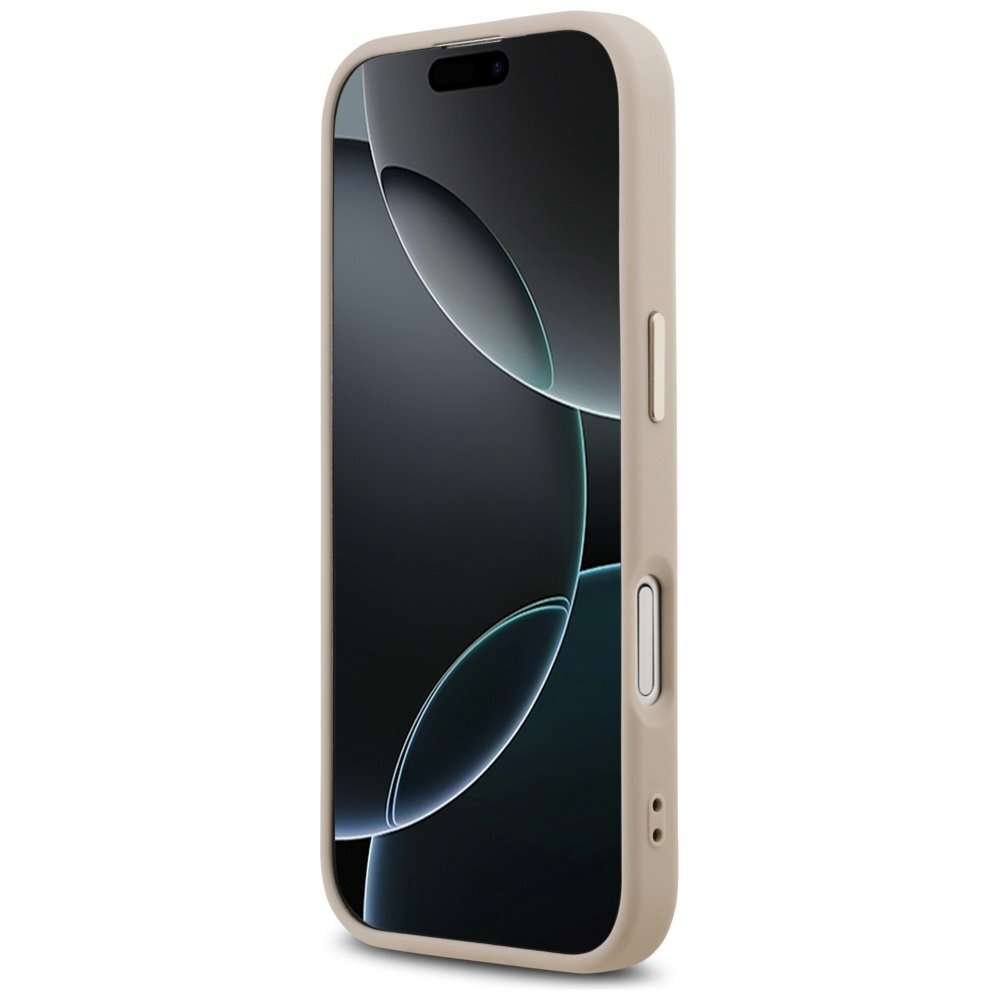 iPhone 17 dėklas Guess 4G Big 4G Classic Logo – rožinis auksas 4