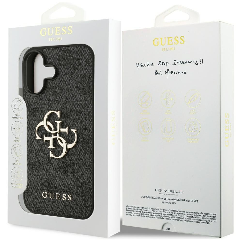 iPhone 17 Guess 4G Big Logo dėklas – juodas 7 iPhone 17 Guess 4G Big Logo dėklas – juodas 7