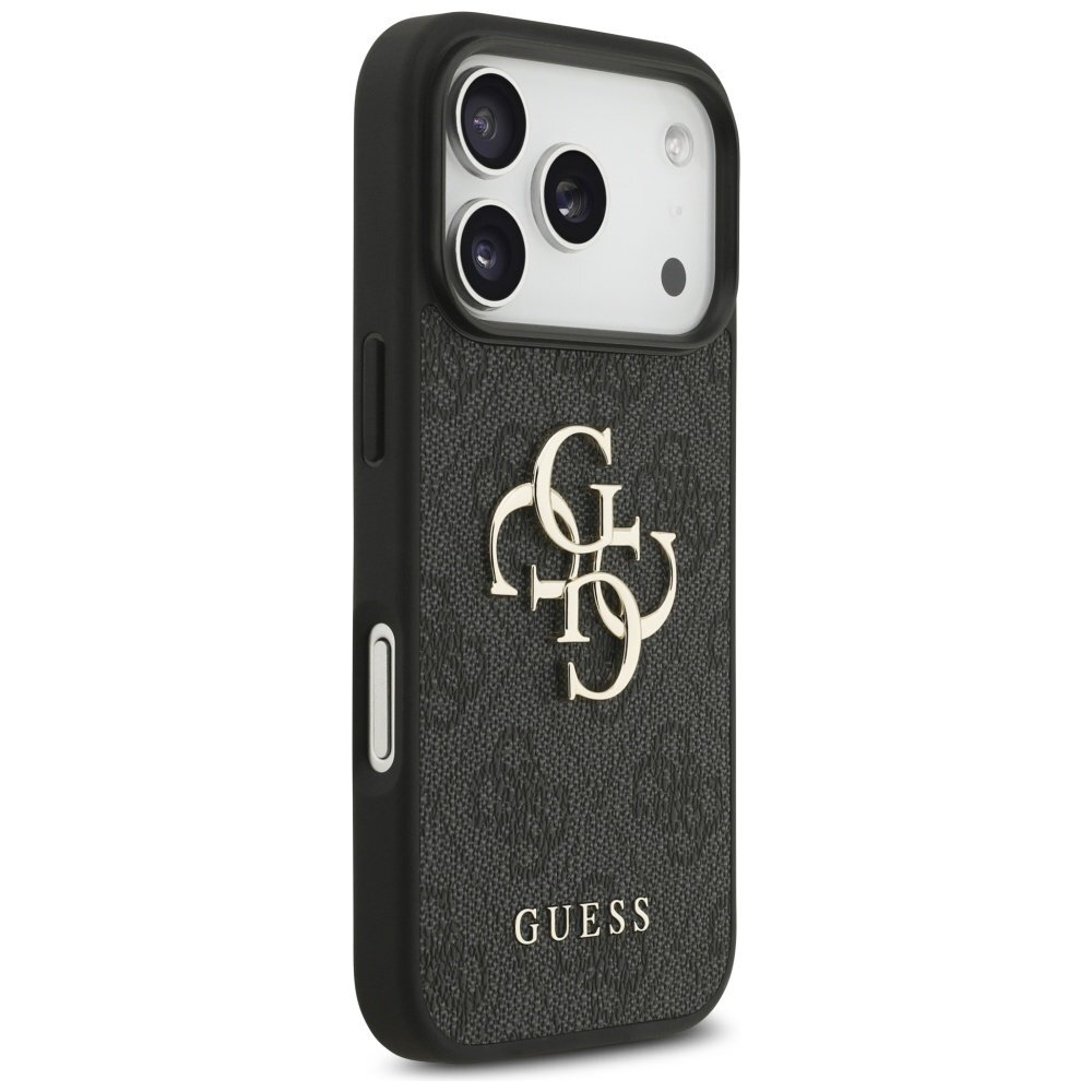 iPhone 17 Pro Guess 4G Big Logo dėklas – juodas 3