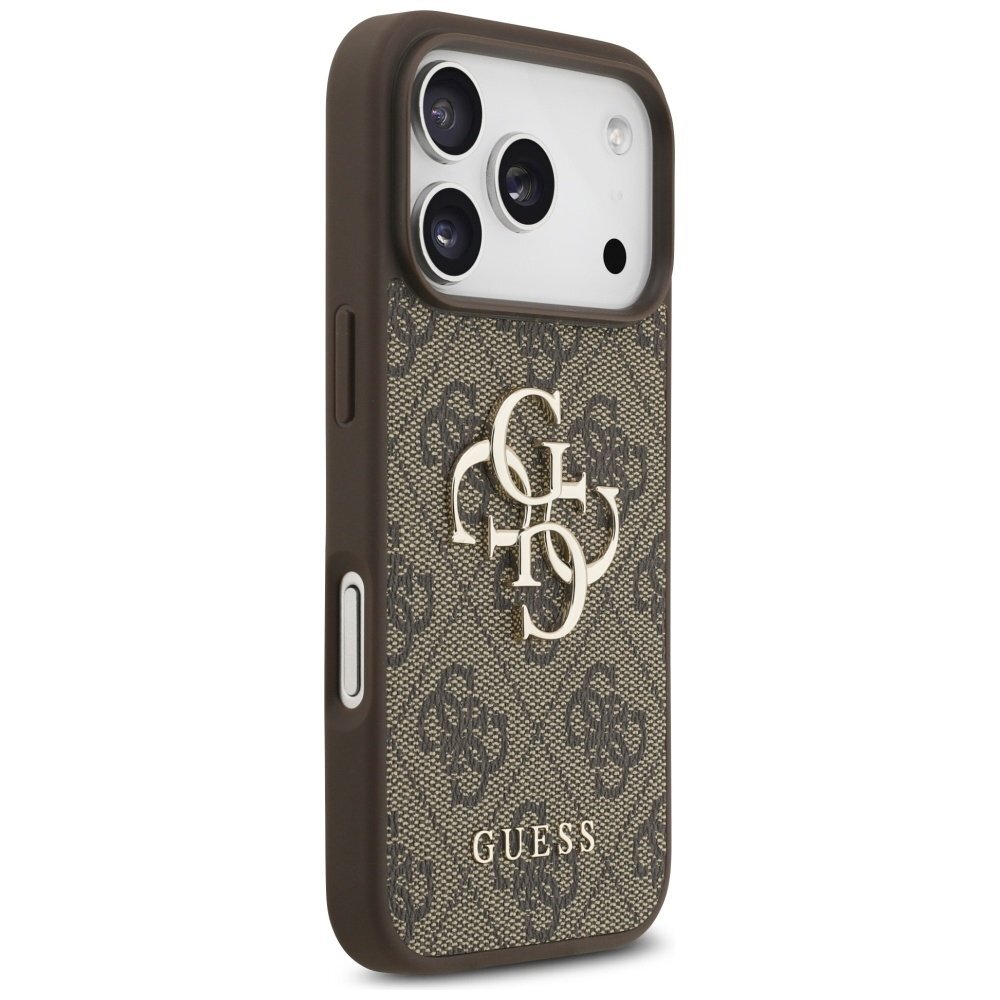 iPhone 17 Pro dėklas Guess 4G Big Logo – rudas 3 iPhone 17 Pro dėklas Guess 4G Big Logo – rudas 3