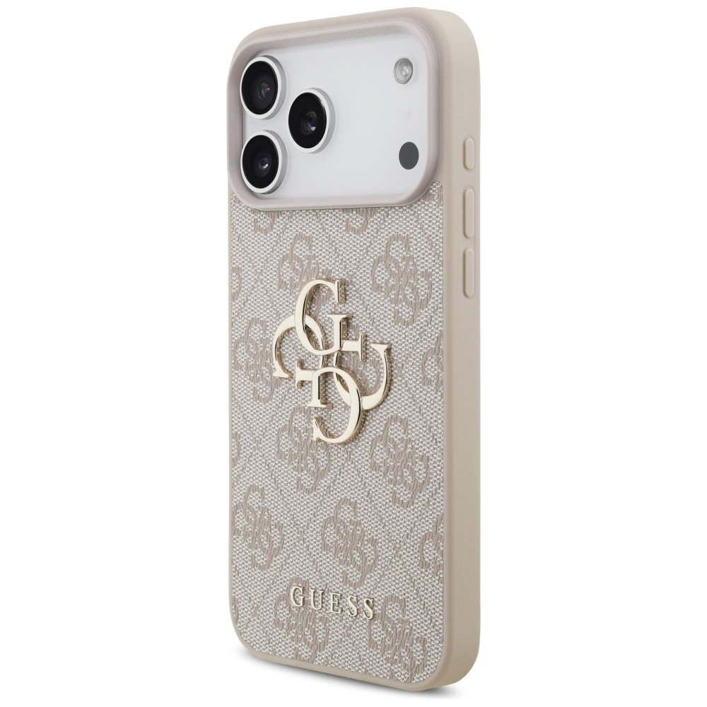 iPhone 17 Pro Max dėklas Guess 4G Big Logo – rožinis 1 iPhone 17 Pro Max dėklas Guess 4G Big Logo – rožinis 1