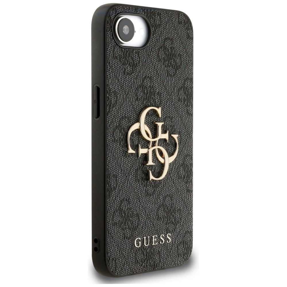 Guess 4G Big Logo iPhone 16e Dėklas - Juodas 3