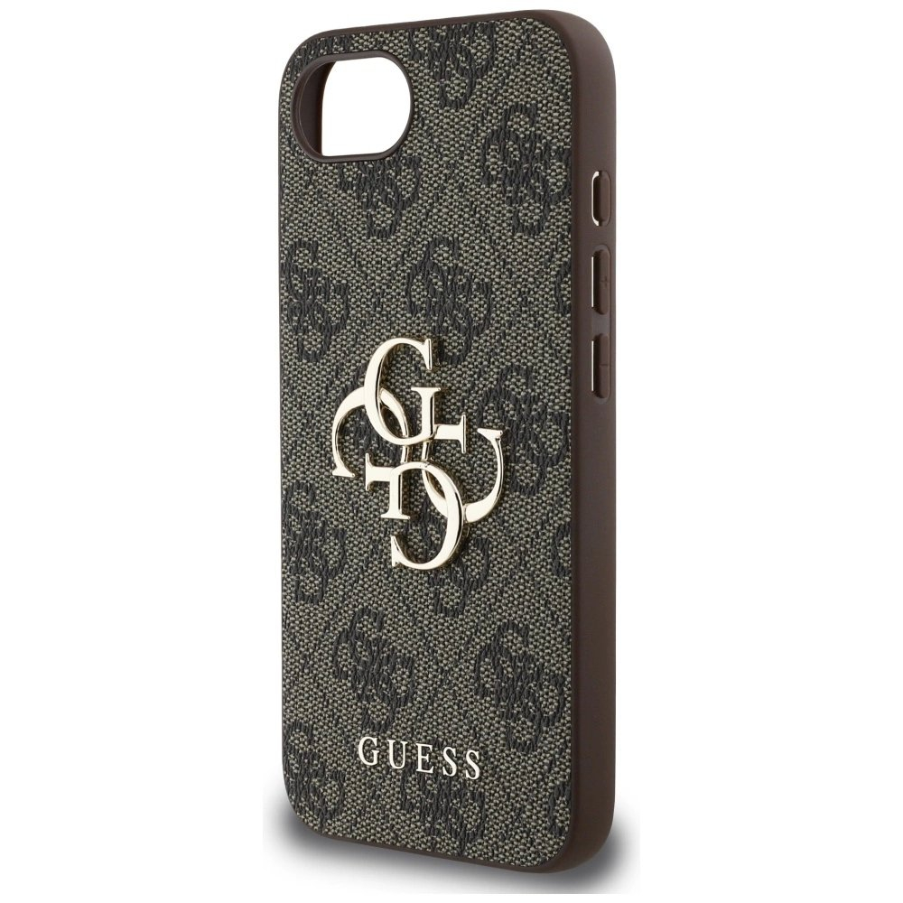 Guess 4G Big Logo iPhone 16e Dėklas - Rudas 5