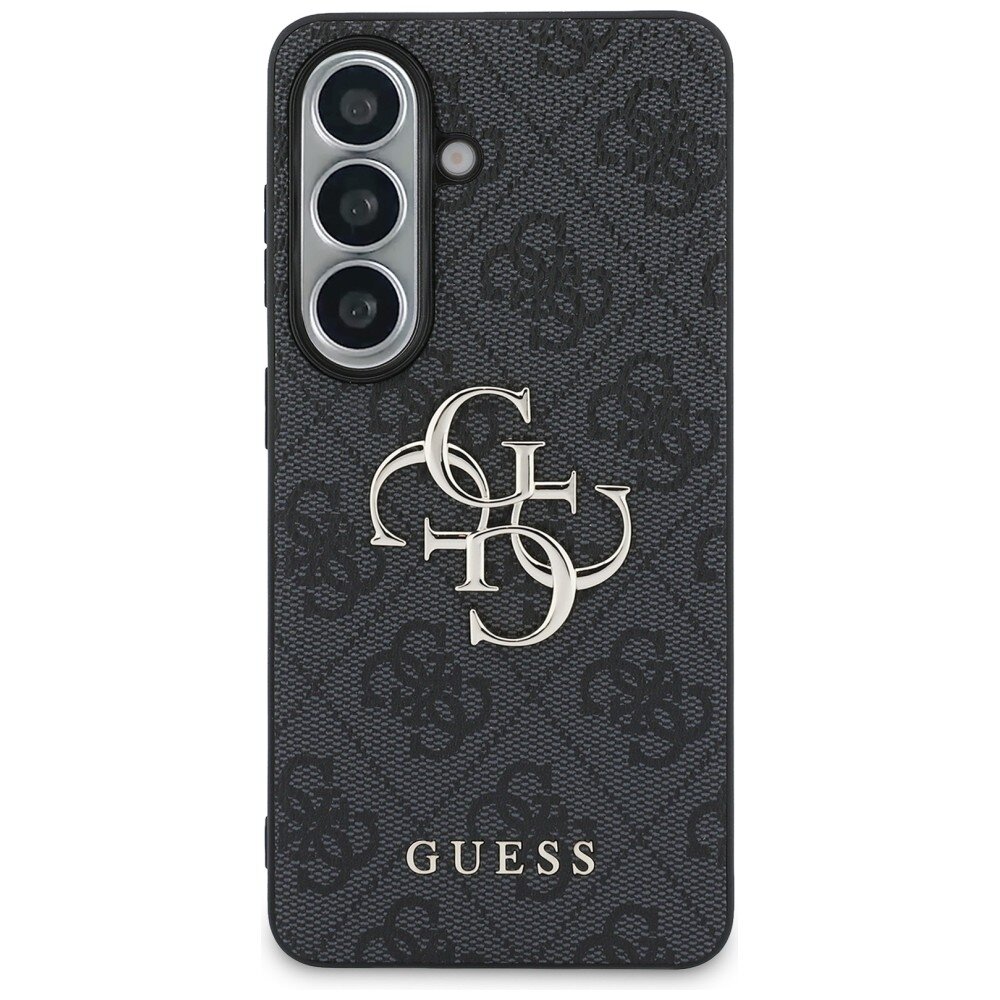Samsung Galaxy S26 Guess 4G Big Metal Logo dėklas – juodas 2 Samsung Galaxy S26 Guess 4G Big Metal Logo dėklas – juodas 2