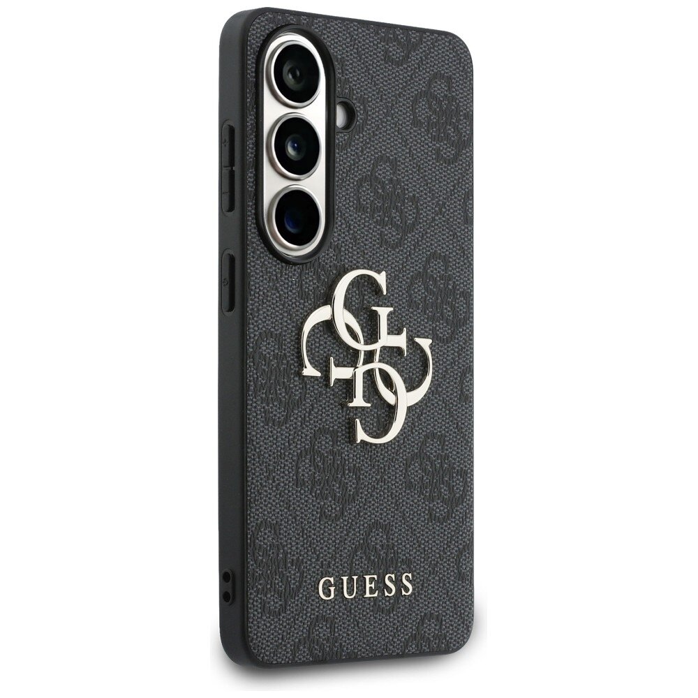 Samsung Galaxy S26 Guess 4G Big Metal Logo dėklas – juodas 3