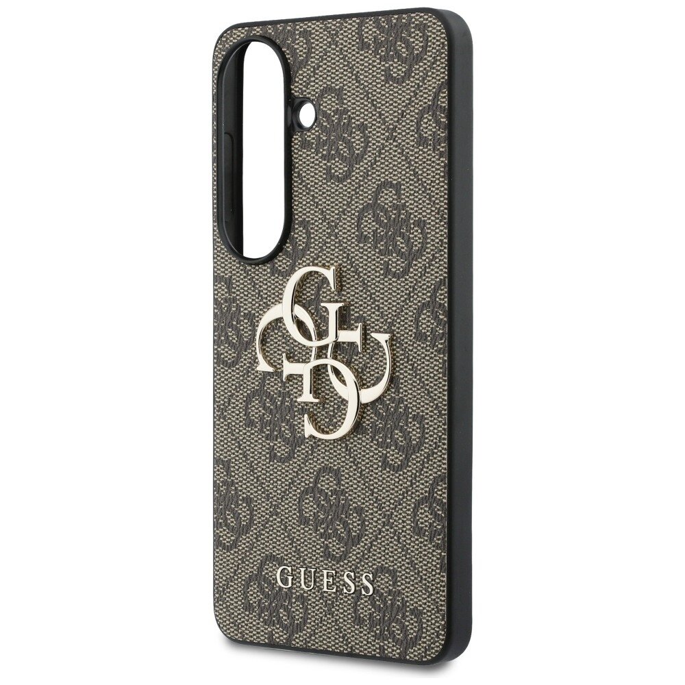 Samsung Galaxy S26 Guess 4G Big Metal Logo dėklas – rudas 5