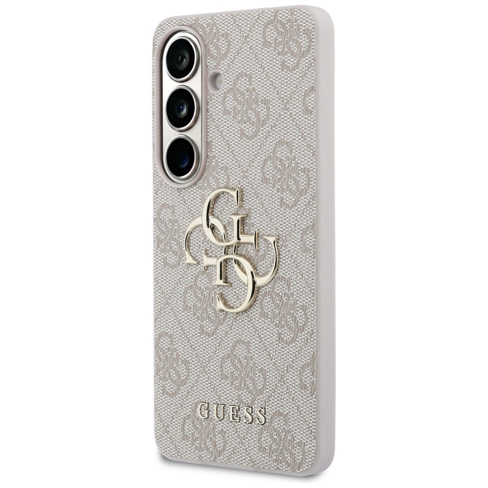 Samsung Galaxy S26 Guess 4G Big Metal Logo dėklas – rožinis 1