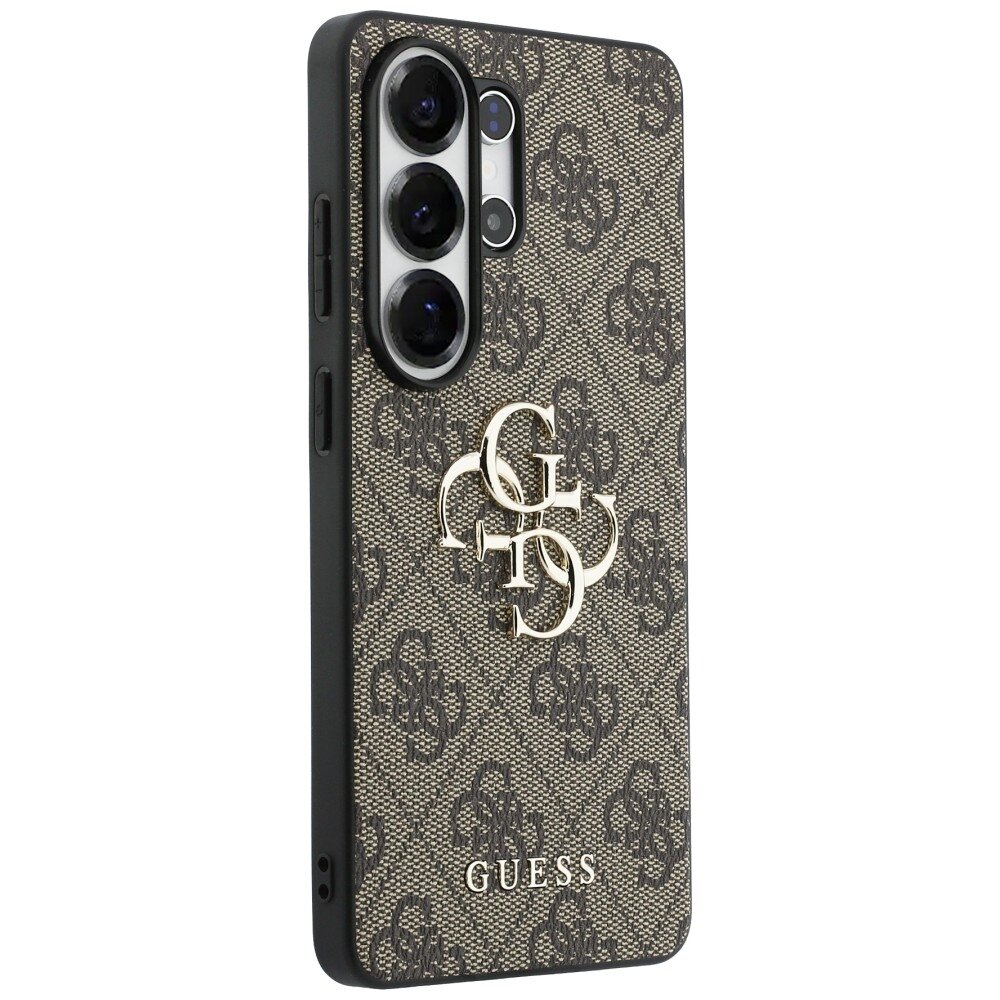 Samsung Galaxy S26 Ultra Guess 4G Big Metal Logo dėklas – rudas 3 Samsung Galaxy S26 Ultra Guess 4G Big Metal Logo dėklas – rudas 3