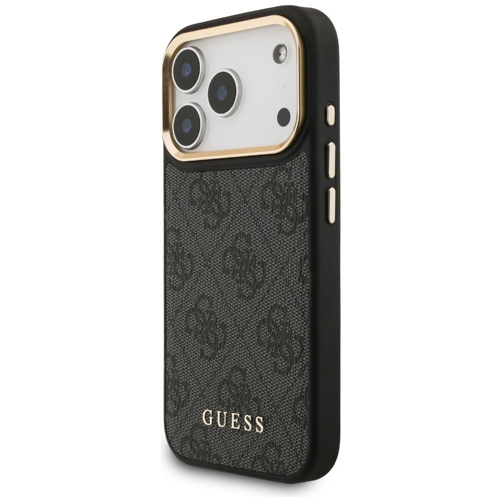 iPhone 17 Pro Guess 4G MagSafe Wallet dėklas – juodas 2 iPhone 17 Pro Guess 4G MagSafe Wallet dėklas – juodas 2
