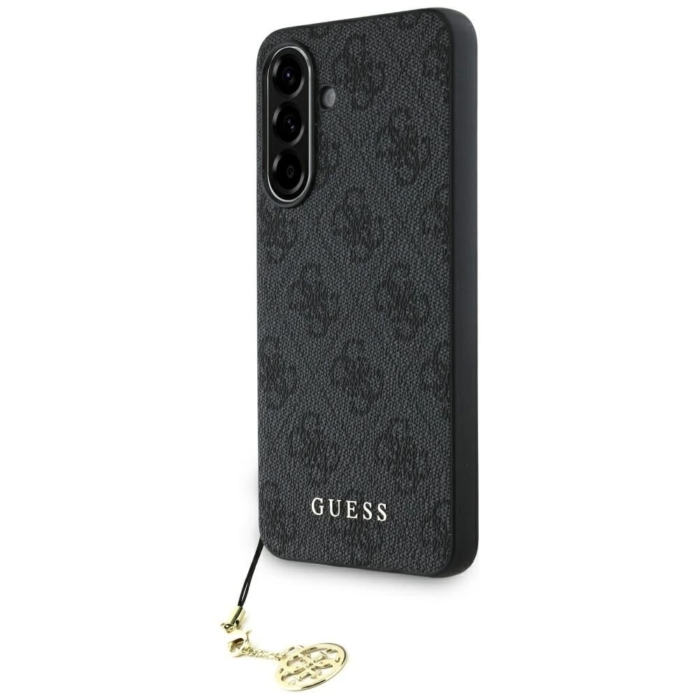 Guess 4G Charms Collection Dėklas skirtas Samsung Galaxy A56 - Juodas Guess 4G Charms Collection Dėklas skirtas Samsung Galaxy A56 - Juodas