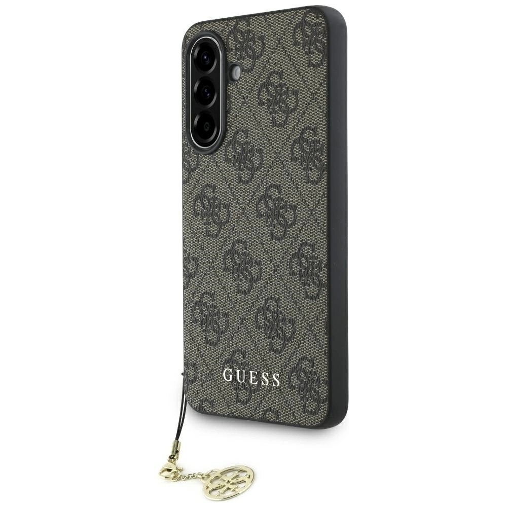 Guess 4G Charms Collection Dėklas skirtas Samsung Galaxy A56 - Rudas Guess 4G Charms Collection Dėklas skirtas Samsung Galaxy A56 - Rudas