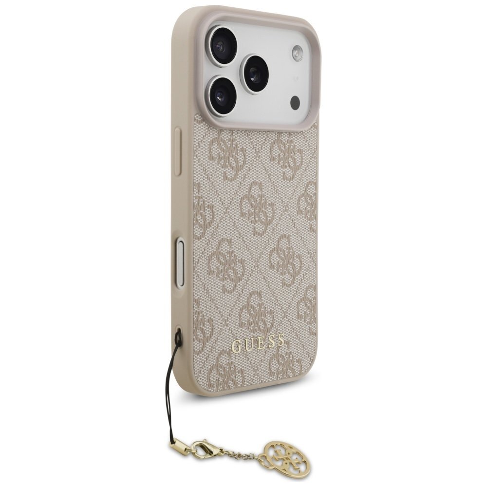 iPhone 17 Pro Guess 4G Charms Collection dėklas su MagSafe – rožinis 2