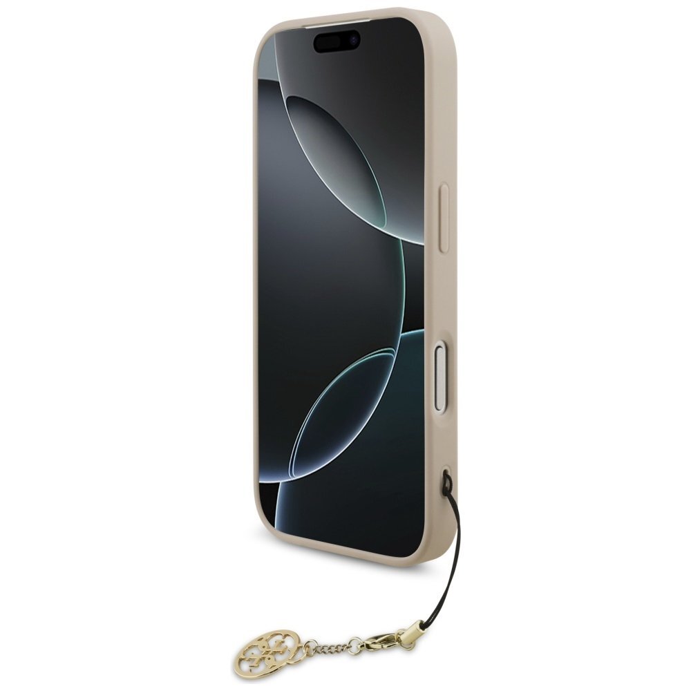 iPhone 17 Pro Guess 4G Charms Collection dėklas su MagSafe – rožinis 3