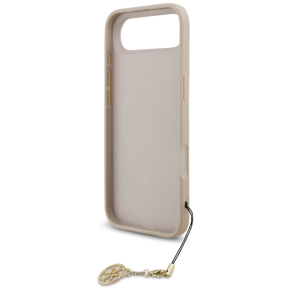 iPhone Air Guess 4G Charms Collection dėklas su MagSafe – rožinis 5