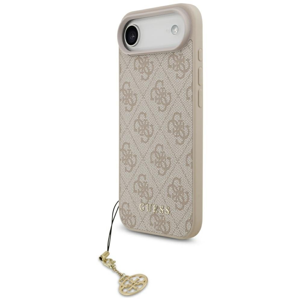 iPhone Air Guess 4G Charms Collection dėklas su MagSafe – rožinis iPhone Air Guess 4G Charms Collection dėklas su MagSafe – rožinis