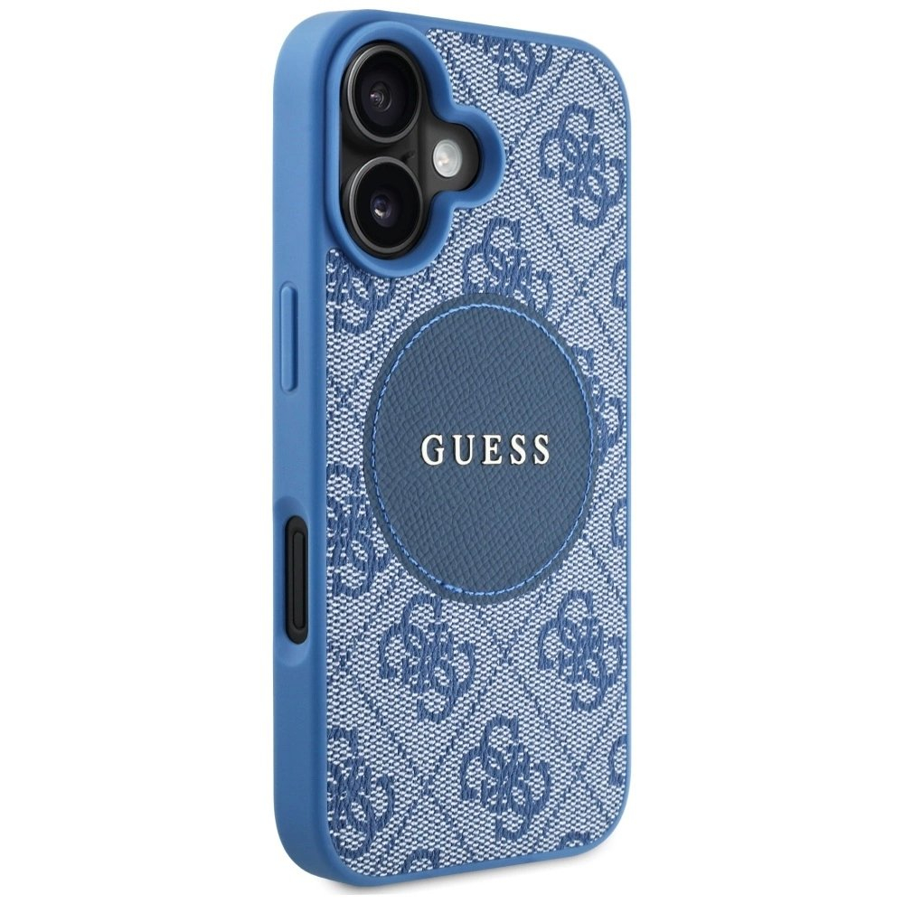 iPhone 16 – Guess 4G Circle Classic Logo MagSafe dėklas - Mėlynas 3 iPhone 16 – Guess 4G Circle Classic Logo MagSafe dėklas - Mėlynas 3
