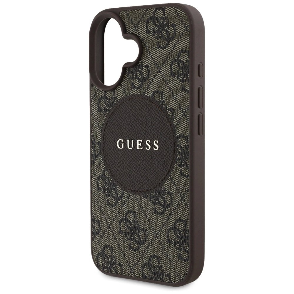 iPhone 16 – Guess 4G Circle Classic Logo MagSafe dėklas - Rudas 5 iPhone 16 – Guess 4G Circle Classic Logo MagSafe dėklas - Rudas 5