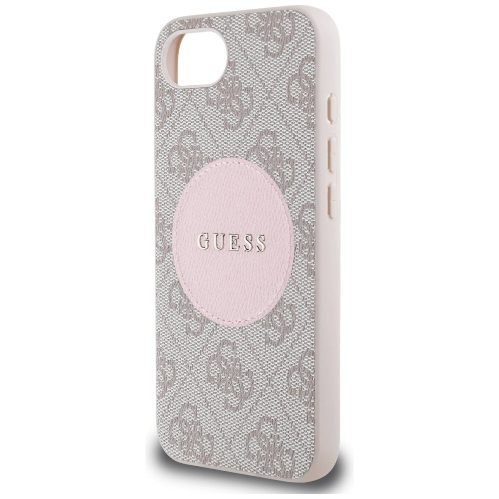 Guess 4G Circle Classic Logo MagSafe Dėklas skirtas iPhone 16e - Rožinis 5 Guess 4G Circle Classic Logo MagSafe Dėklas skirtas iPhone 16e - Rožinis 5