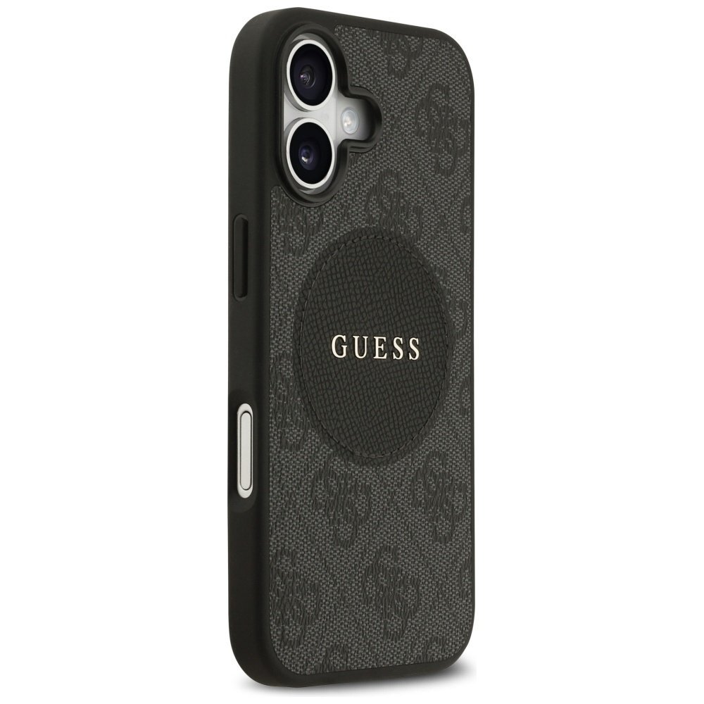 iPhone 17 Guess 4G Circle Classic Logo dėklas su MagSafe – juodas 3