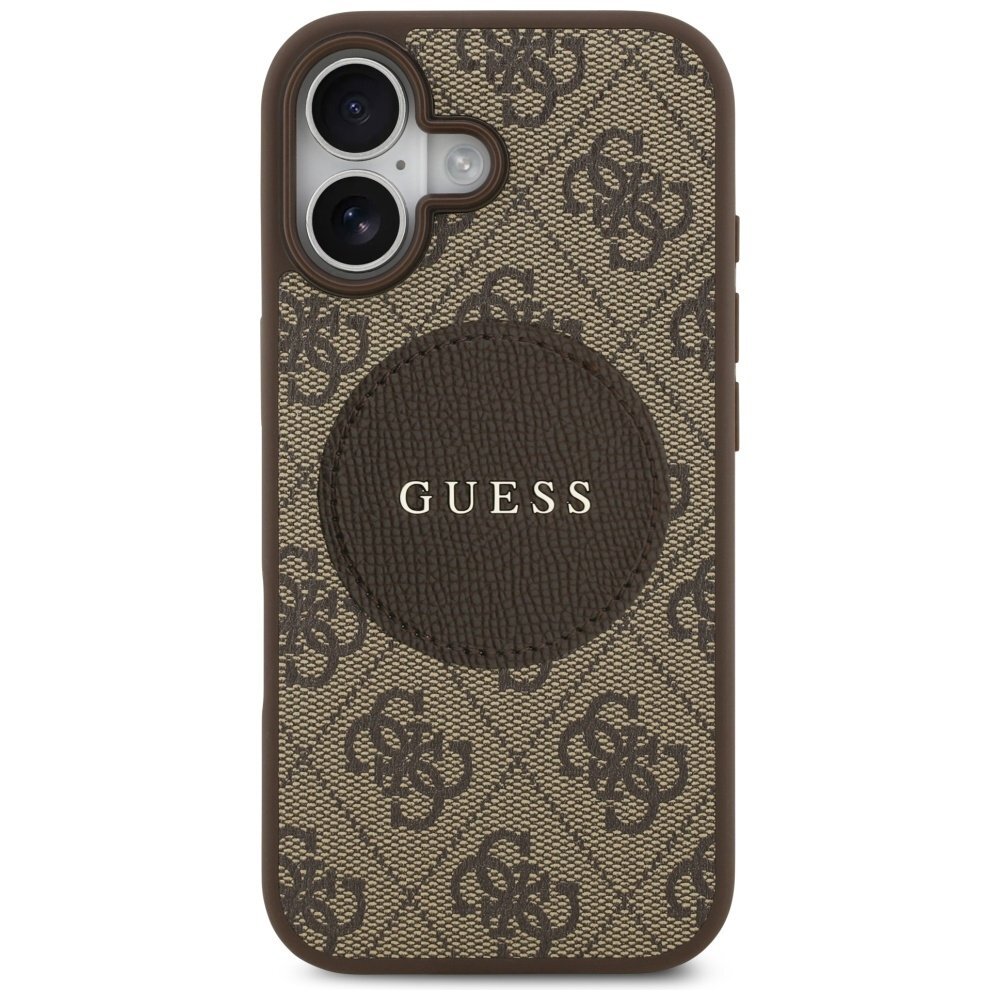 iPhone 17 Guess 4G Circle Classic Logo MagSafe dėklas – rudas 2 iPhone 17 Guess 4G Circle Classic Logo MagSafe dėklas – rudas 2