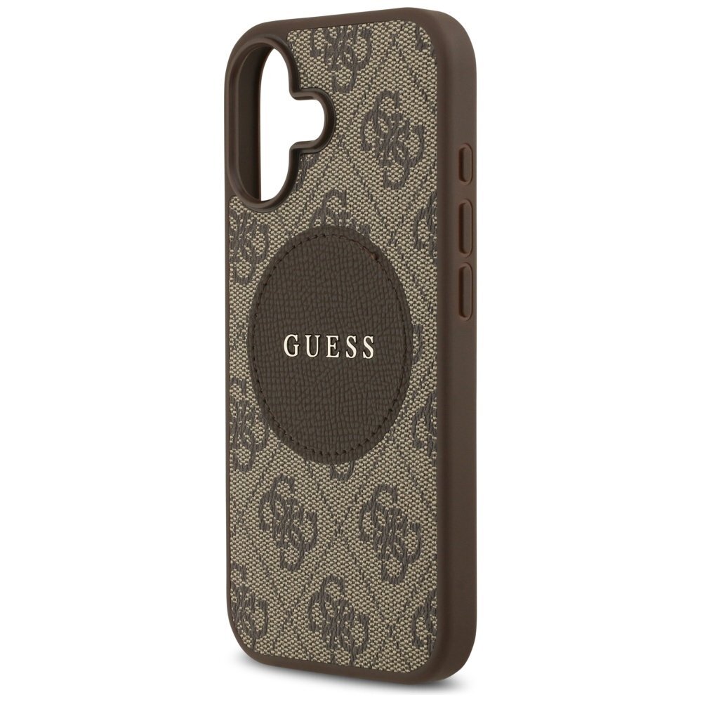 iPhone 17 Guess 4G Circle Classic Logo MagSafe dėklas – rudas 5 iPhone 17 Guess 4G Circle Classic Logo MagSafe dėklas – rudas 5
