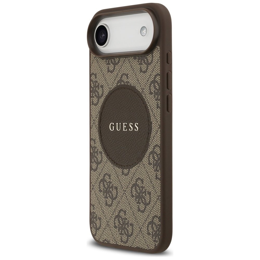 iPhone Air Guess 4G Circle Classic Logo MagSafe dėklas – rudas 1 iPhone Air Guess 4G Circle Classic Logo MagSafe dėklas – rudas 1