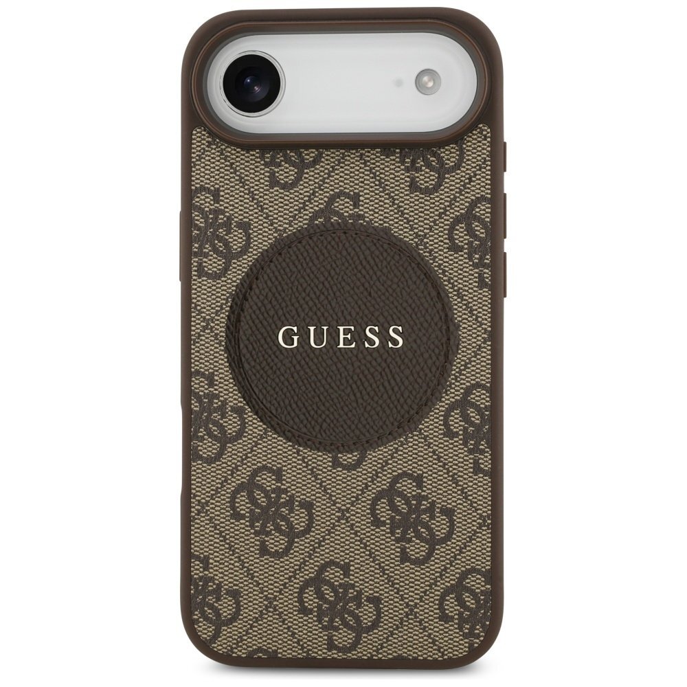 iPhone Air Guess 4G Circle Classic Logo MagSafe dėklas – rudas 2