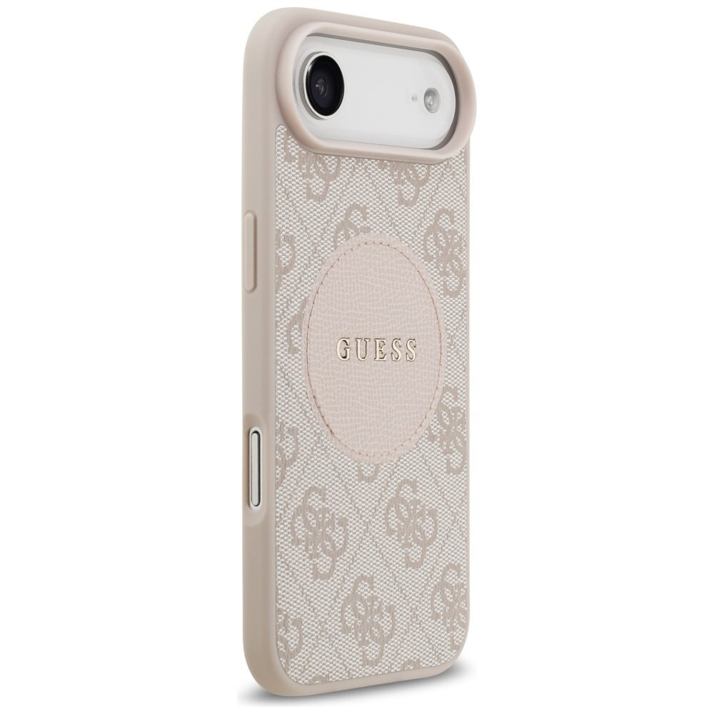 iPhone Air Guess 4G Circle Classic Logo dėklas su MagSafe – rožinis 3