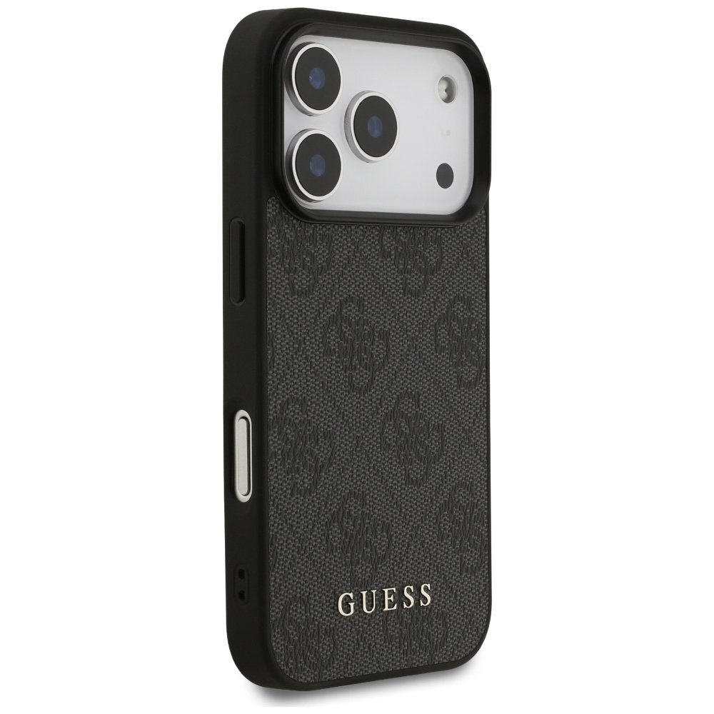iPhone 17 Pro Guess 4G Classic dėklas – juodas 3 iPhone 17 Pro Guess 4G Classic dėklas – juodas 3