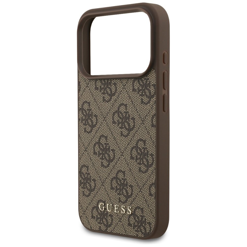 iPhone 17 Pro dėklas Guess 4G Classic – rudas 5 iPhone 17 Pro dėklas Guess 4G Classic – rudas 5