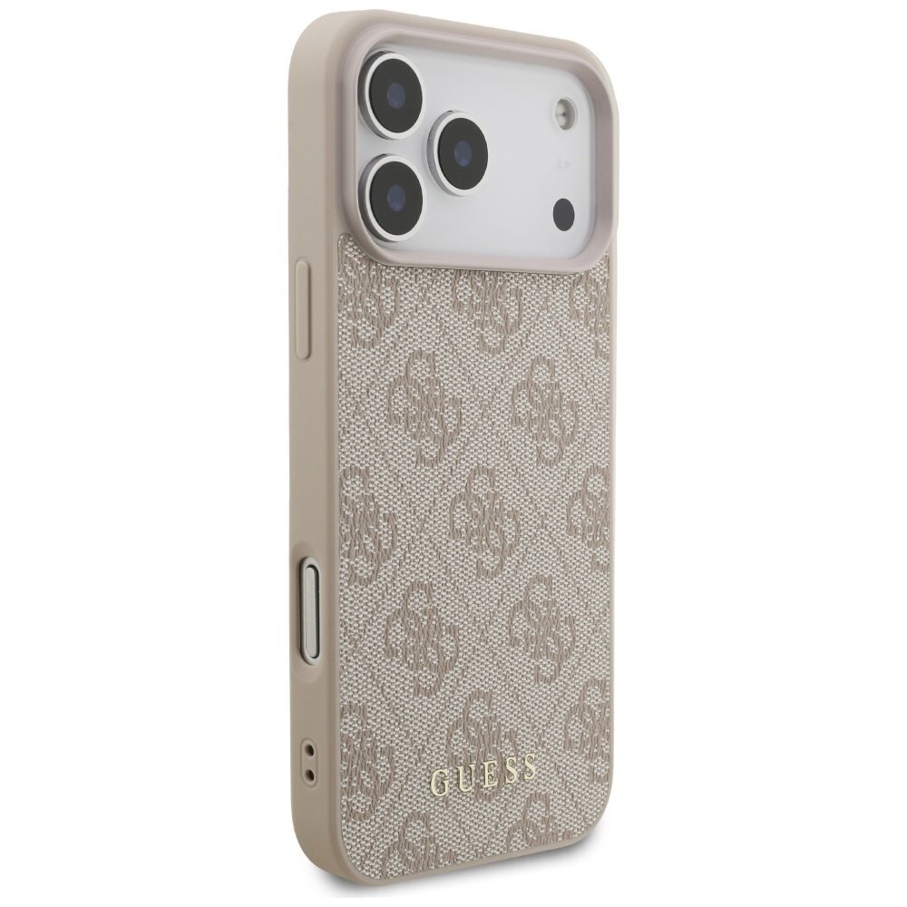 iPhone 17 Pro Max dėklas Guess 4G Classic – rožinis 3 iPhone 17 Pro Max dėklas Guess 4G Classic – rožinis 3