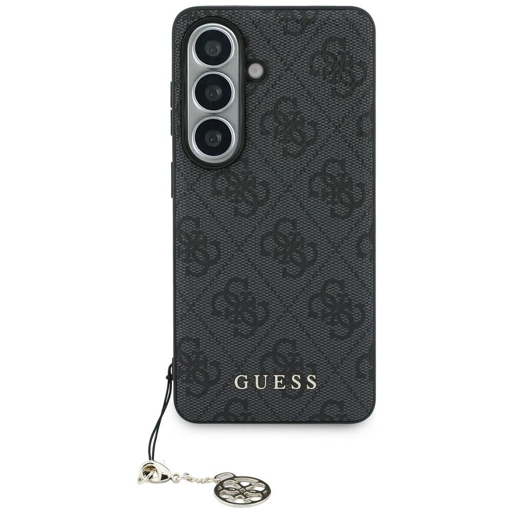 Samsung Galaxy S26 Guess 4G Classic Logo Charm MagSafe dėklas – juodas