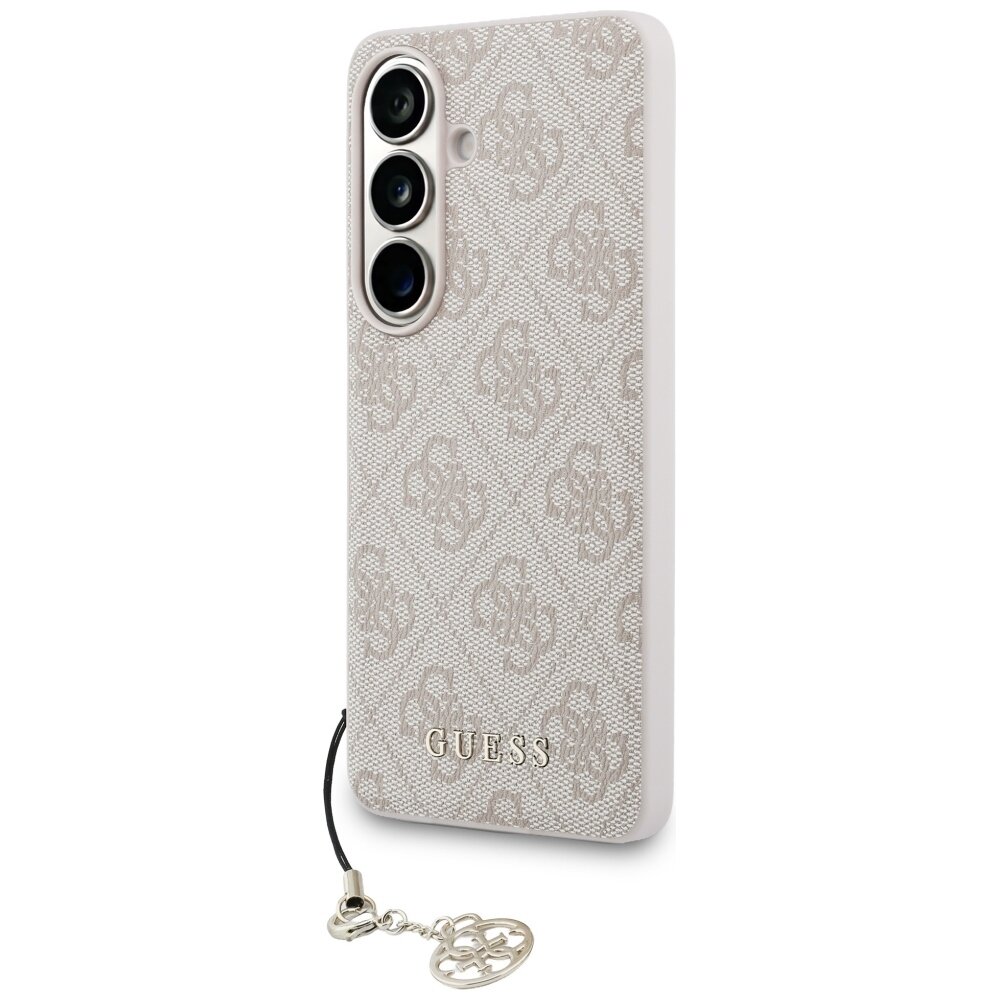 Samsung Galaxy S26 Guess 4G Classic Logo Charm MagSafe dėklas – rožinis 1 Samsung Galaxy S26 Guess 4G Classic Logo Charm MagSafe dėklas – rožinis 1
