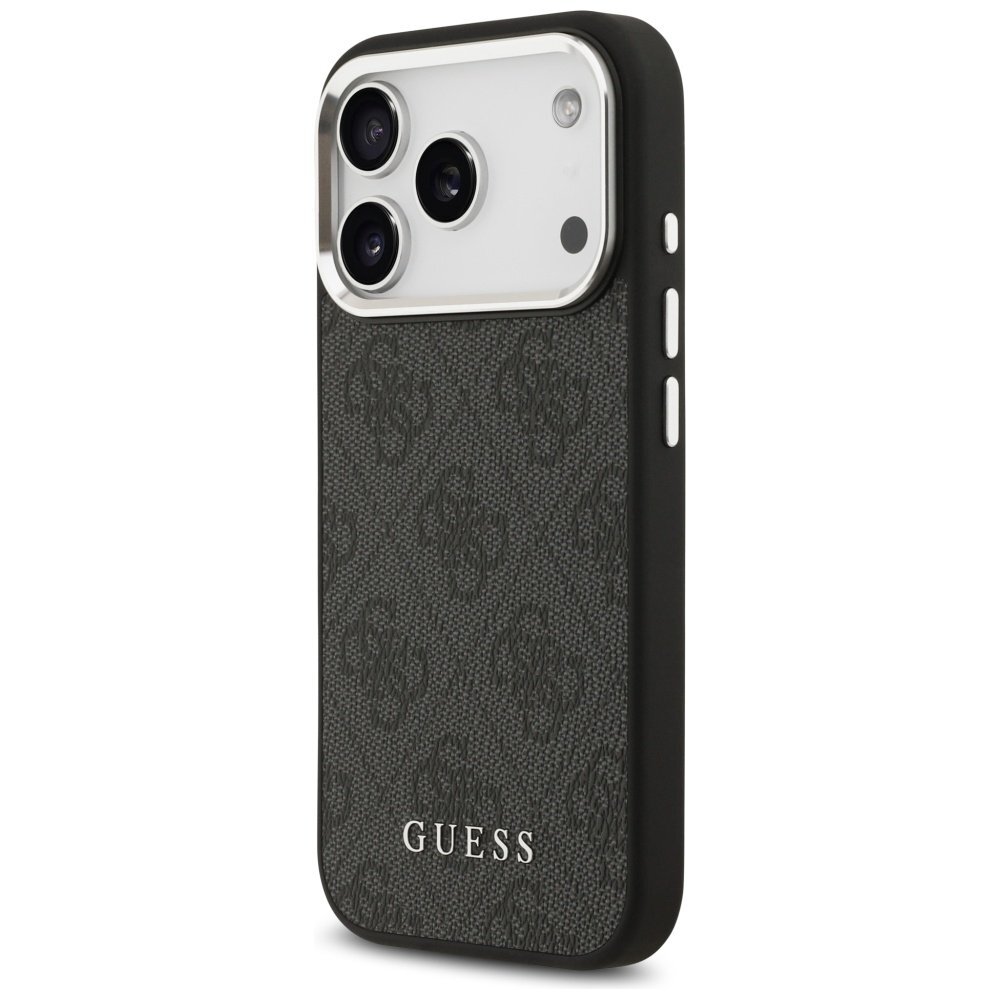 iPhone 17 Pro Guess 4G Classic Logo MagSafe dėklas – juodas 1