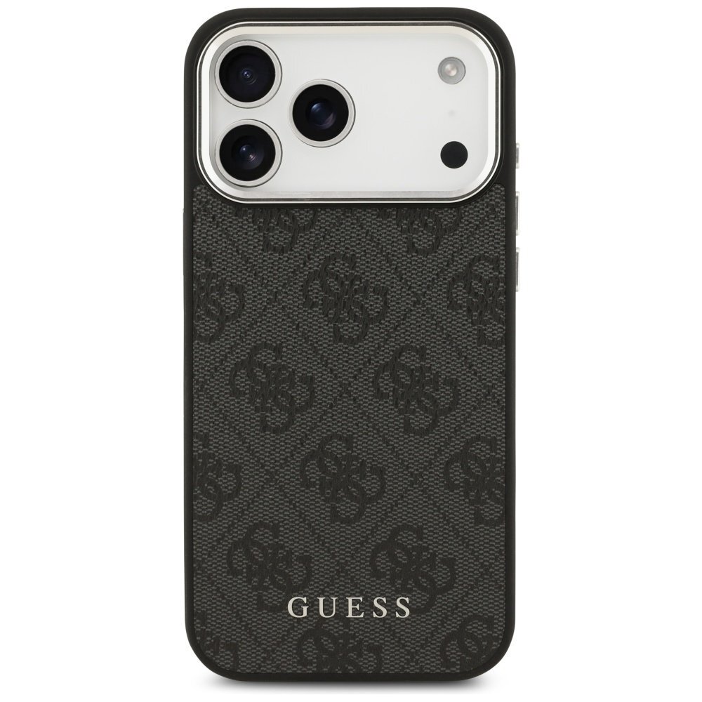 iPhone 17 Pro Max Guess 4G Classic Logo MagSafe dėklas – juodas 2