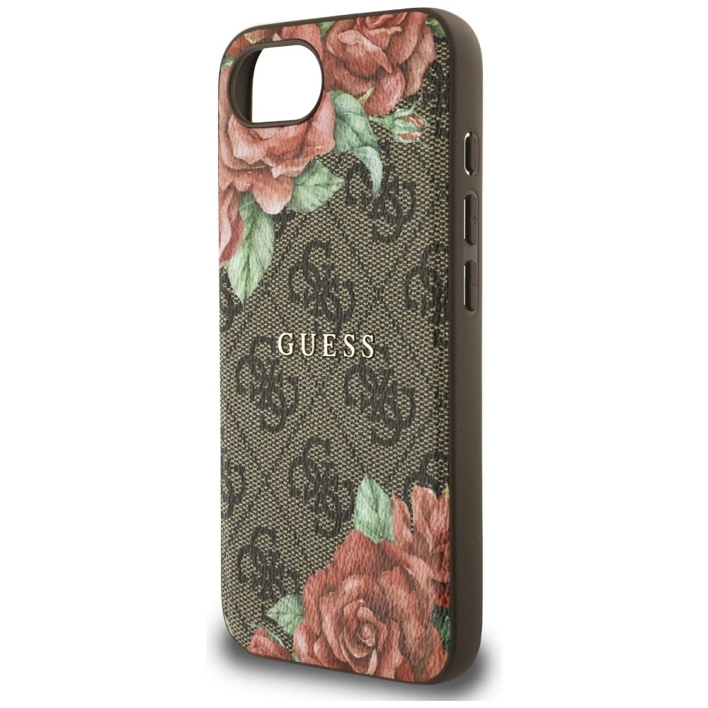 iPhone 16e – Guess 4G Flowers Print MagSafe dėklas - Rudas 5 iPhone 16e – Guess 4G Flowers Print MagSafe dėklas - Rudas 5