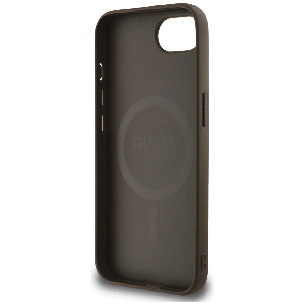 iPhone 16e – Guess 4G Flowers Print MagSafe dėklas - Rudas 6