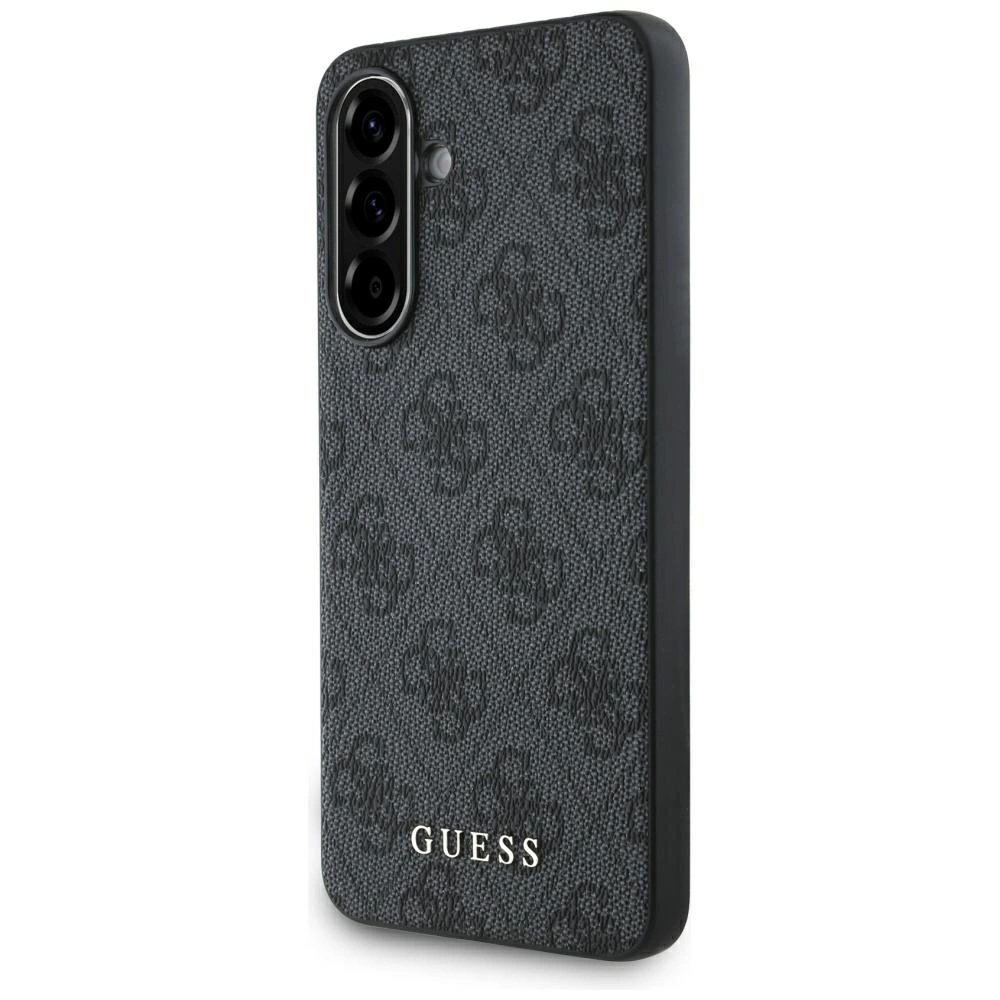 Guess 4G Metal GOLD LOGO Dėklas skirtas Samsung Galaxy A56 - Juodas Guess 4G Metal GOLD LOGO Dėklas skirtas Samsung Galaxy A56 - Juodas