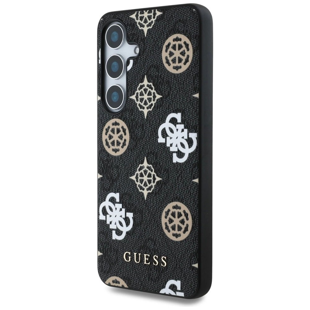 Guess 4G Printed Colored Peony Pattern MagSafe Dėklas Samsung Galaxy S25 Juodas 1 Guess 4G Printed Colored Peony Pattern MagSafe Dėklas Samsung Galaxy S25 Juodas 1