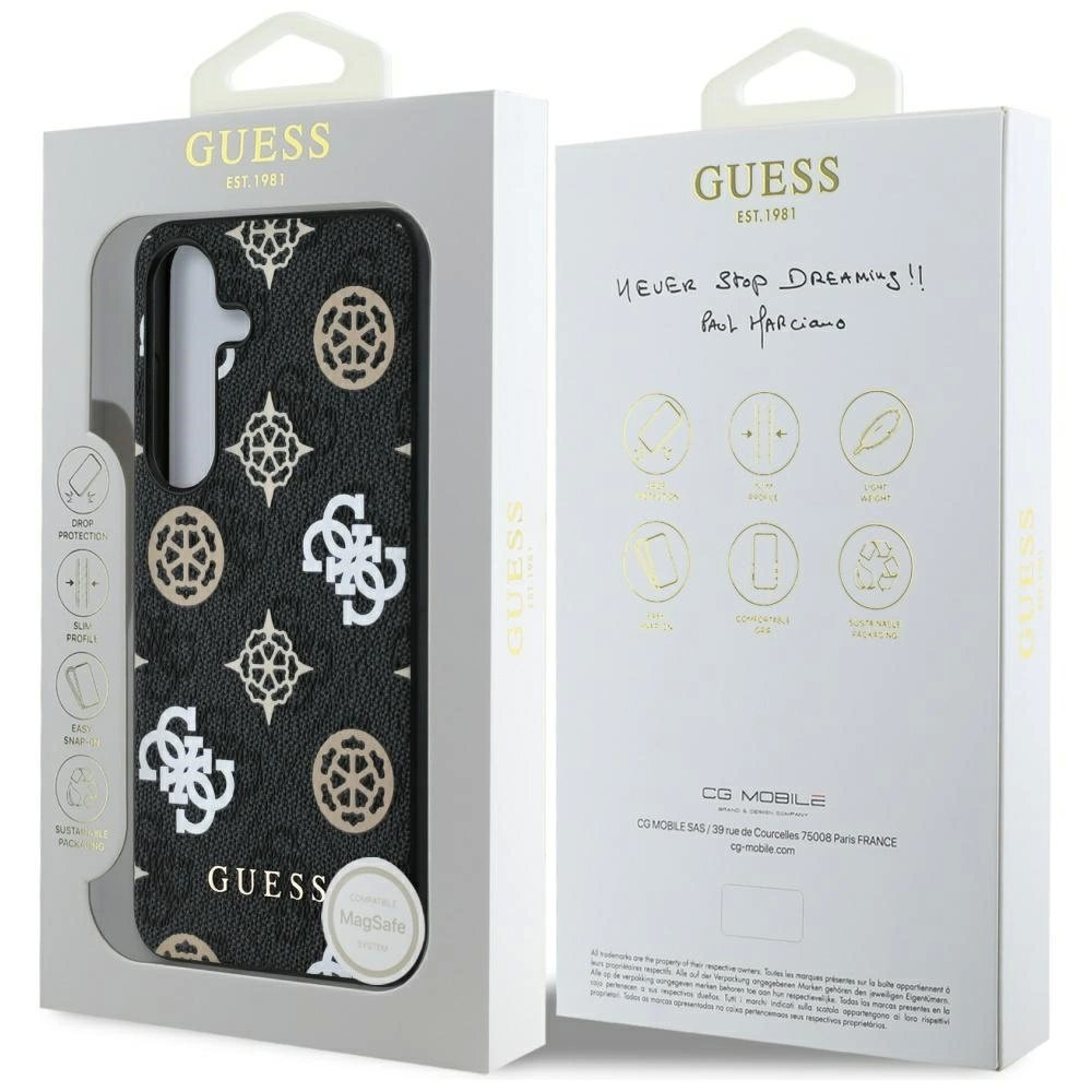 Guess 4G Printed Colored Peony Pattern MagSafe Dėklas Samsung Galaxy S25 Juodas 7 Guess 4G Printed Colored Peony Pattern MagSafe Dėklas Samsung Galaxy S25 Juodas 7