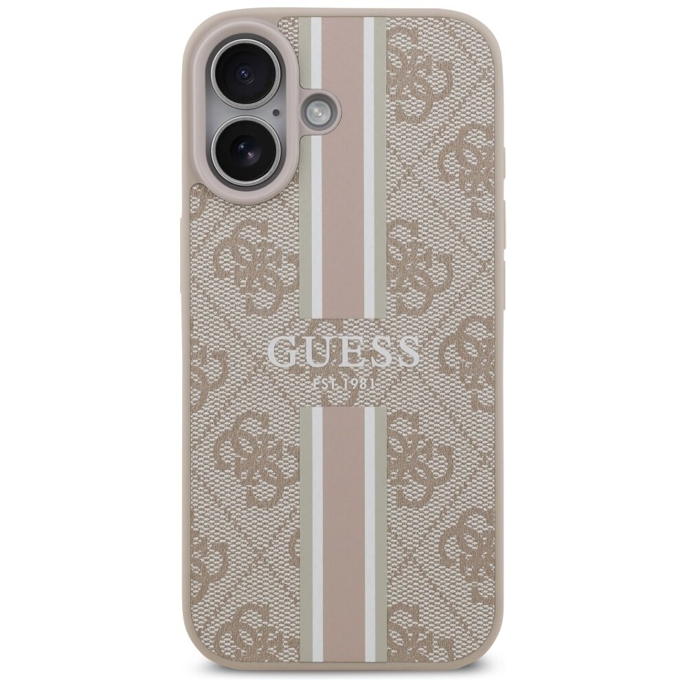 iPhone 17 Guess 4G Printed Stripes MagSafe dėklas – rožinis 2 iPhone 17 Guess 4G Printed Stripes MagSafe dėklas – rožinis 2