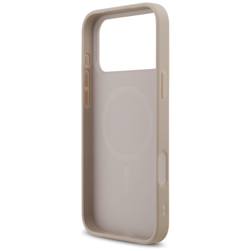 iPhone 17 Pro Max Guess 4G Printed Stripes MagSafe dėklas – rožinis 6 iPhone 17 Pro Max Guess 4G Printed Stripes MagSafe dėklas – rožinis 6