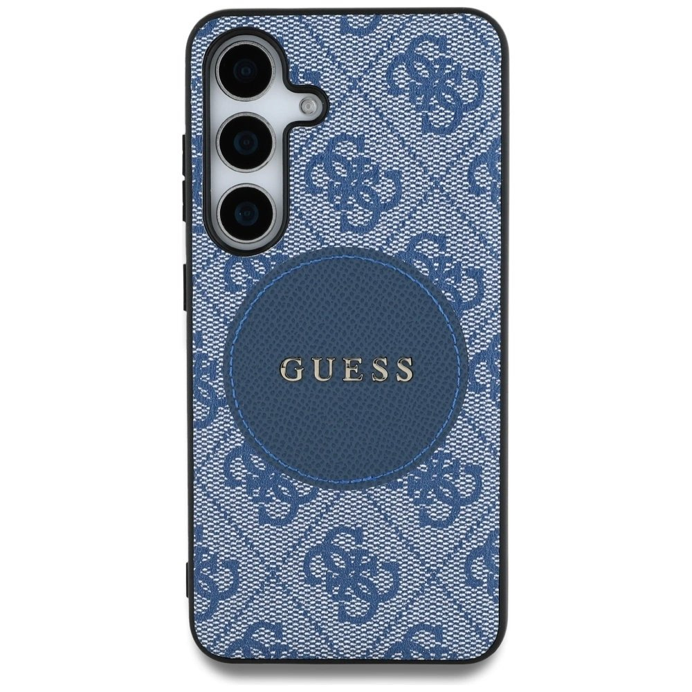 Guess 4G Round Patch Classic Logo MagSafe Dėklas Samsung Galaxy S25 Mėlynas 2 Guess 4G Round Patch Classic Logo MagSafe Dėklas Samsung Galaxy S25 Mėlynas 2