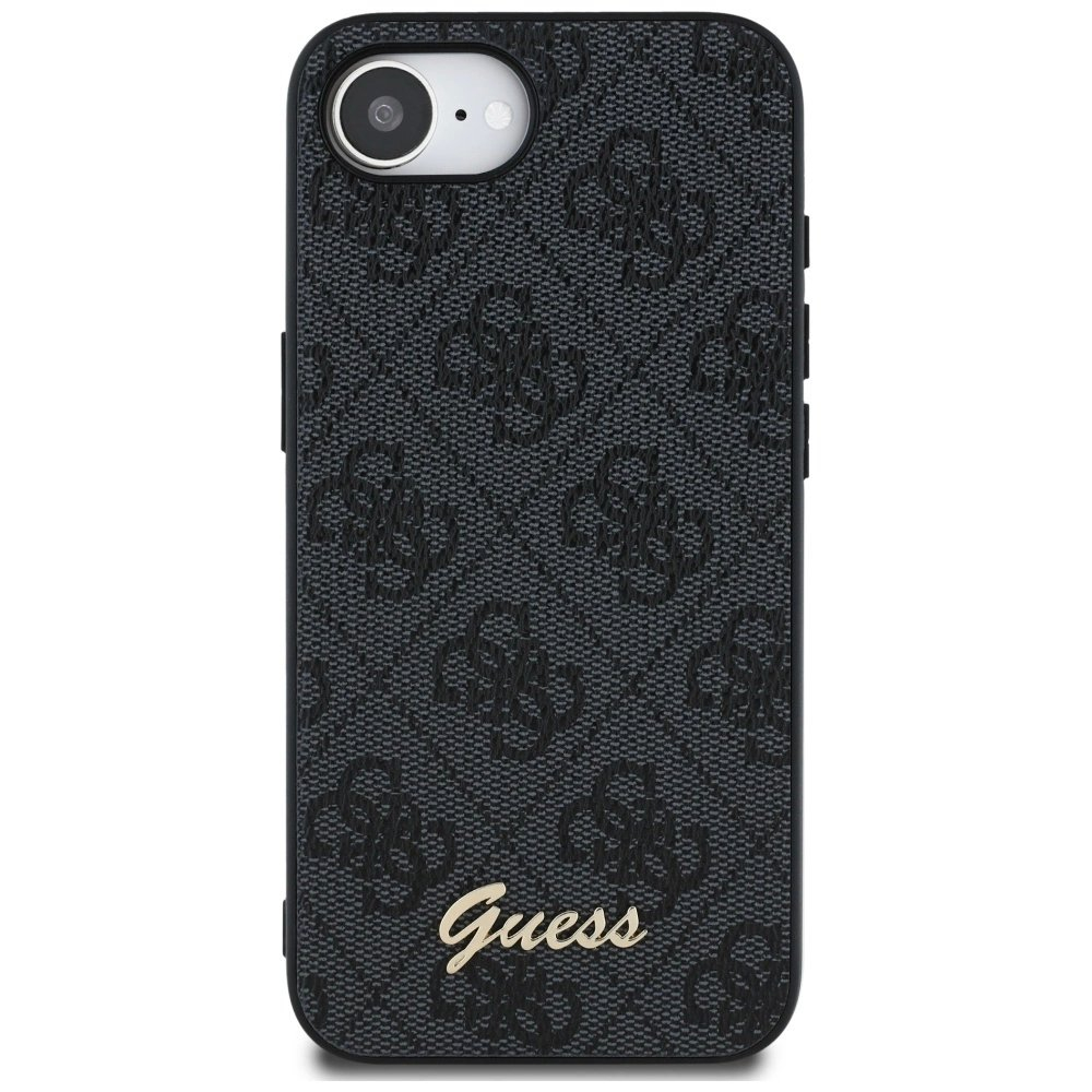 Guess 4G Script Logo MagSafe Dėklas skirtas iPhone 16e - Juodas 2 Guess 4G Script Logo MagSafe Dėklas skirtas iPhone 16e - Juodas 2