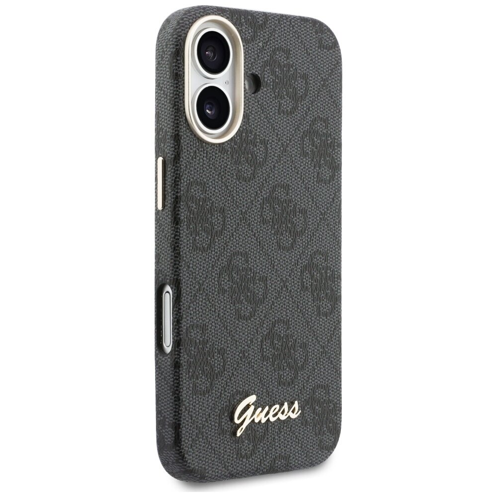 iPhone 17 Guess 4G Script MagSafe dėklas – juodas 3 iPhone 17 Guess 4G Script MagSafe dėklas – juodas 3