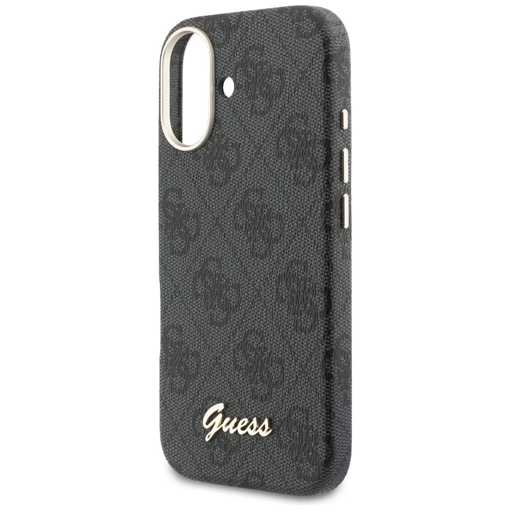 iPhone 17 Guess 4G Script MagSafe dėklas – juodas 5