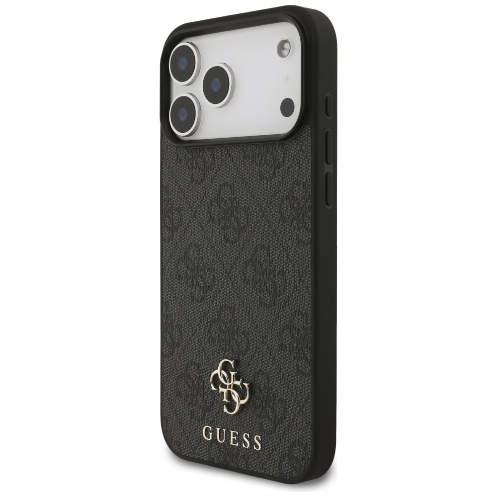 iPhone 17 Pro Max Guess 4G Small Classic Logo MagSafe dėklas – juodas 1 iPhone 17 Pro Max Guess 4G Small Classic Logo MagSafe dėklas – juodas 1